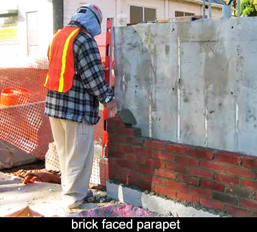 making the bridge parapet appealing to the community